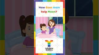 How does mom help Moon to make friends storyforkids storyforchildrens short friendshipstories [upl. by Eldin]