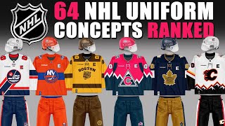 64 NHL Uniform Concepts RANKED [upl. by Sherman]