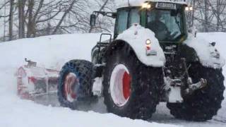 Marjollet TP  Déneigement  Fendt snow removal [upl. by Danae]