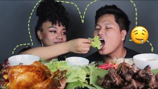 Mukbang with my homie 😋😆🍗 [upl. by Lsil]