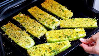 They are so delicious Ive been making these zucchini all summer long Recipe in 5 minutes [upl. by Glennis802]