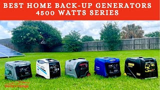 BEST Inverter Generator For Home Backup and Power Outages 4500 Watts Quiet Series Generator Review [upl. by Jenny]