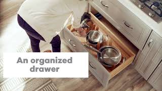 Adjustable Pegged Kitchen Drawer Organizer [upl. by Dirfliw999]