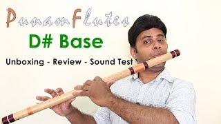 Punam Flutes  D Scale Natural Base  Unboxing Review amp Sound Test  Divine Bansuri [upl. by Enahc]