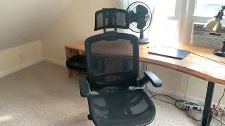 Kensaker Home Office Chair High Back Ergonomic Desk Chair with 3D Armrests Lumbar Support Mesh Co [upl. by Chris]