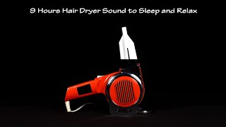 Hair Dryer Sound 50 Static  ASMR  1 Hour White Noise to Sleep and Relax [upl. by Newmark]