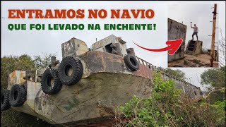 🚢EXCLUSIVO ENCONTRAMOS UM NAVIO NO MEIO DA LAVOURA E ENTRAMOS PARA CONHECER [upl. by Aisha749]