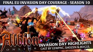 🛡️ Albion Online  EU Invasion Day Highlights  Season 10 Final  Cast by Lewpac Shozen amp Bogul [upl. by Alusru]