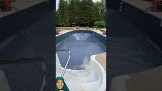 KOLAM BERENANG KERING pool swimminghack satisfying pooling automobile poolcleaner water [upl. by Enylrac]