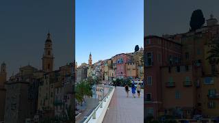 Most colorful town on the French Riviera 🇫🇷Menton France france menton travel summer colorful [upl. by Ivad]