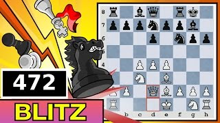 Blitz Chess 472 IM Bartholomew vs dimICC Kings Indian Defense [upl. by Raman]