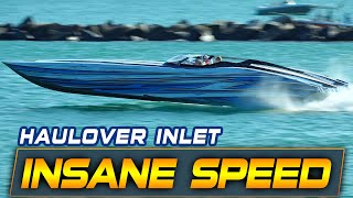 SERIOUS RAW POWER THROUGH HAULOVER INLET  SICK HP IN 4K  BOAT ZONE [upl. by Nahtiek754]