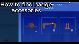 How to find the accesories you unlock from Badges in Murder Drones Reassembled RP [upl. by Yaf940]