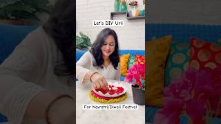 Let’s DIY Urli For NavratriDiwali Festival 5th day of Navratri White Colour DIY Ideas festivaldiy [upl. by Sammie]