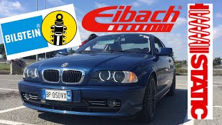 Suspension BMW E46  Bilstein B4  Eibach Pro Kit  Review [upl. by Uis396]