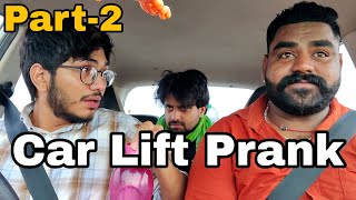 Car Lift Prank  Part 2  Skater Rahul Pranks [upl. by Nytsirt]