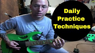 Steve Stine Guitar Lesson  Fundamental Daily Practice Techniques for Electric Guitar [upl. by Mages849]