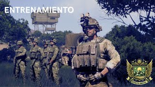 Entrenamiento  División Andina  ARMA3 [upl. by Akiwak]