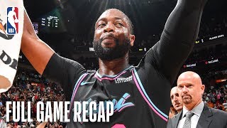 WARRIORS vs HEAT  Dwyane Wade Wins It For Miami  February 27 2019 [upl. by Onej]