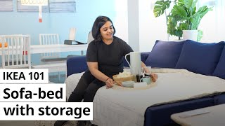 IKEA 101 Sofabed with storage [upl. by Amalbergas]