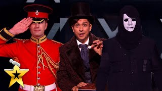 THREE of our BEST Magicians come together for spellbinding performance  BGT Xmas [upl. by Vivle]