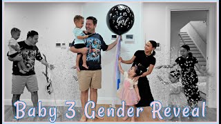 GIRL OR BOY OUR 3RD BABYS GENDER REVEAL ❤️  rhazevlogs [upl. by Stearne]