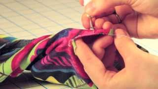 How to Remove a Rolled Hem or Straight Stitch [upl. by Laefar103]