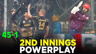 2nd Innings Powerplay  Peshawar Zalmi vs Islamabad United  Match 13  HBL PSL 9  M2A1A [upl. by Monte]