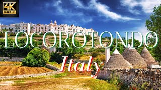 Puglia Locorotondo Amazing Drone Aerial amp Walking Video Tour of locorotondo Italy in 4k [upl. by Korella]