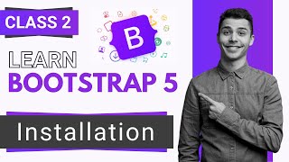 Bootstrap Tutorial Bootstrap Installation tutorial  Bootstrap full course in HindiUrdu  Class 2 [upl. by Esinert89]