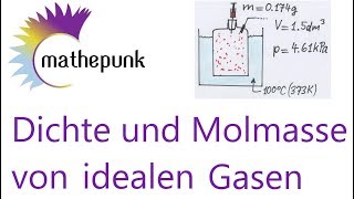 Dichte und Molmasse von idealen Gasen [upl. by Michaud789]