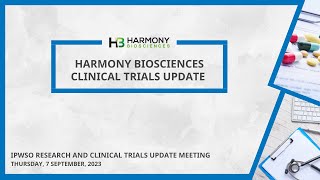 Harmony Biosciences Clinical Trials Update [upl. by Aissyla]