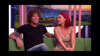 Dianne Buswell amp Bobby Brazier  The One Show  10th January 2024 [upl. by Lanuk]