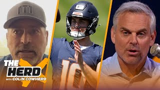 Broncos schedule preview Has Bo Nix earned the Denver starting job  NFL  THE HERD [upl. by Bobina281]