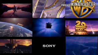 9 Movie Companys Logo Played At Once [upl. by Phippen530]