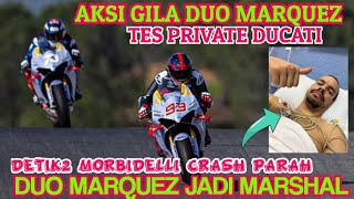 HEBOH💥CRASH PARAH MORBIDELLI DUO MARQUEZ JADI HERO💥MOTOGP 2024 [upl. by Ylrehs58]