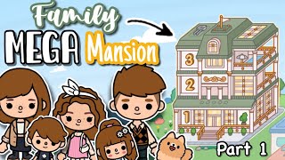 Family Mega Mansion Aesthetic🌟Toca Boca House Ideas✨5 Star Hotel House Design TocaLifeWorld [upl. by Ayotak]