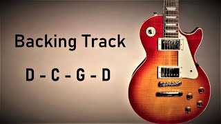 Southern Rock Backing Track in D  80 BPM  D C G D  Guitar Backing Track [upl. by Chase]