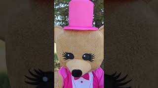 Кафяво мече с розов фрак и шапкаBrown bear with pink tailcoat and hat [upl. by Anna-Diane]