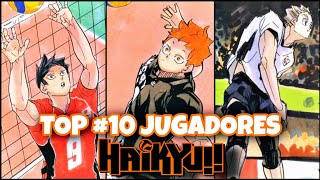 ESTOS SON LOS 10 MEJORES JUGADORES AL FINAL DEL MANGA DE HAIKYUU  HAIKYUU TOP  HAIKYUU SPOILERS [upl. by Nnayhs]