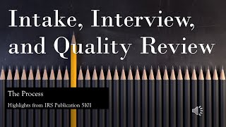 2024 Intake Interview amp Quality Review [upl. by Ainehta]