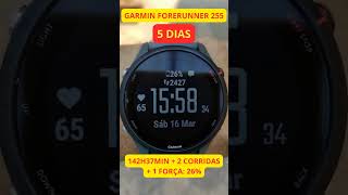 A bateria do Garmin Forerunner 255 é boa [upl. by Siegfried315]