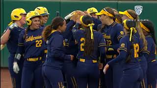 Cal Softball Bears quiet Stanfords bats in rivalry win [upl. by Aiahc71]