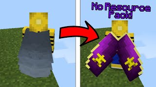 Minecraft Bedrock Edition  How To Use Custom Elytras NO RESOURCE PACKS [upl. by Turoff]