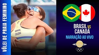 Narração Ao Vivo Brasil x Canadá  Final do Vôlei de Praia Feminino [upl. by Halil]