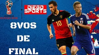 Belgica vs Japón 8vos de final Copa Mundial FIFA 2018 en vivo [upl. by Eitirahc]