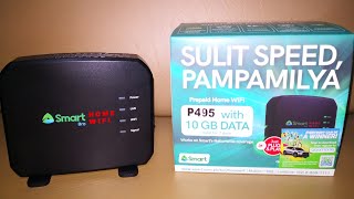 SMART Bro Home Prepaid WIFI  Unboxing  Speed Test SmartBroHomeWifi  Ann Rivera [upl. by Jemma360]