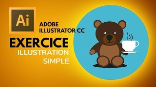 Comment faire une simple illustration avec Illustrator Tuto Illustrator [upl. by Jean]