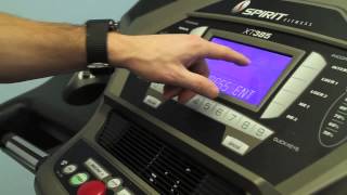 Spirit XT385 Treadmill  Incline Speed Calibration [upl. by Kolb453]