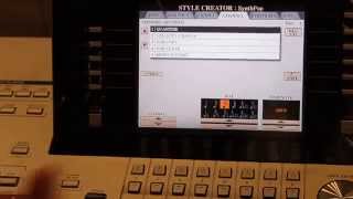 CREATING STYLES  TUTORIAL FOR ALL YAMAHA ARRANGER KEYBOARDS  TYROS AND PSRS SERIES [upl. by Naor]